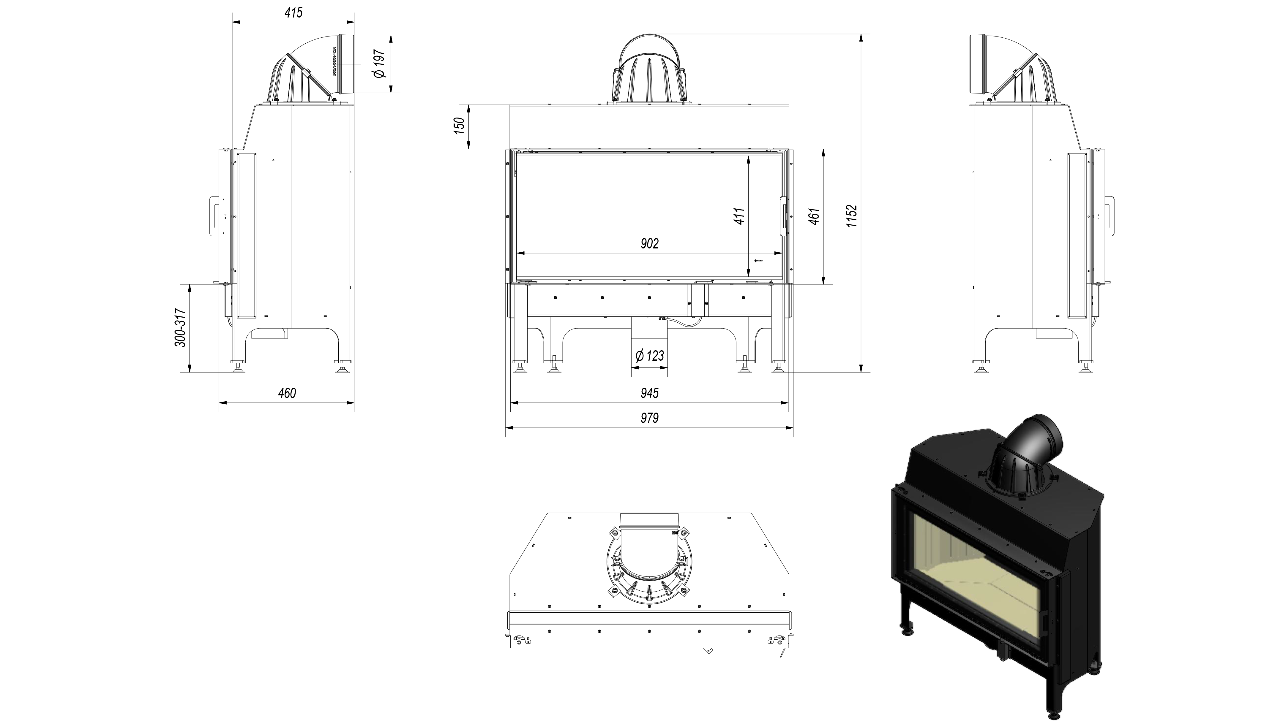 Rysunek techniczny NADIA 14 rysunek techniczny